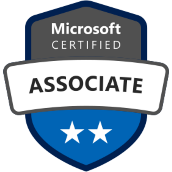 Microsoft Certified Associate Badge
