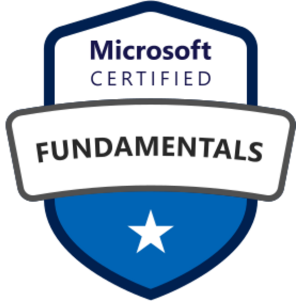 Microsoft Certified Fundamentals Badge
